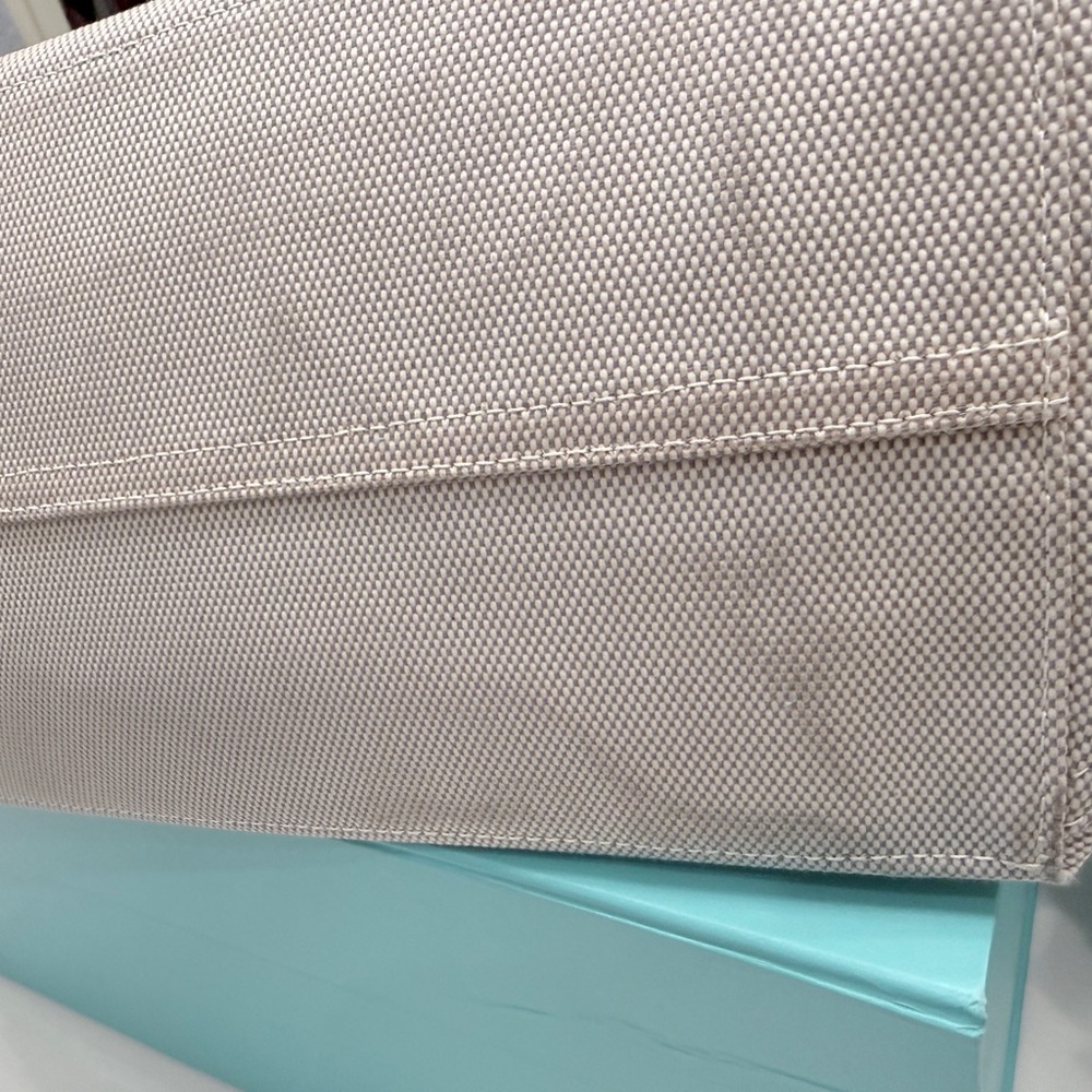 Tiffany & Co. Matching Canvas Tote & Makeup Bag - Picture 7 of 7